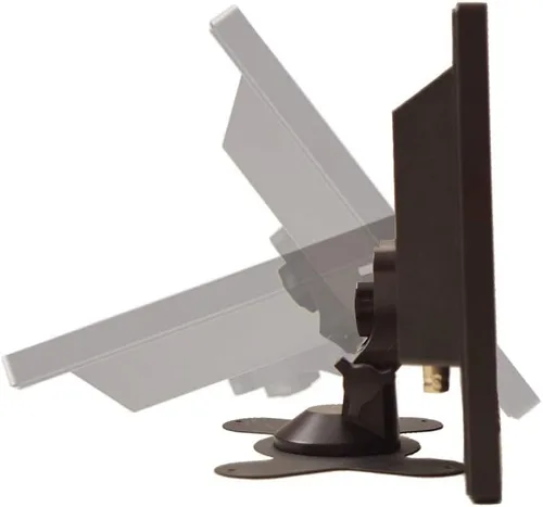 Vista 5 de Monitor CCTV de 8 pulgadas, pantalla de seguridad TFT LCD con VGA, HDMI, AV, BNC, puertos de entrada y salida de audio USB, altavoz integrado