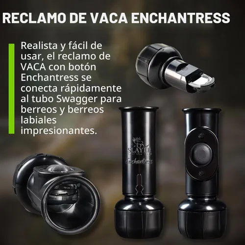 Vista 3 de Slayer Enchantress - Combo de cazador de alces - Botón de llamada + Bugle + Caña