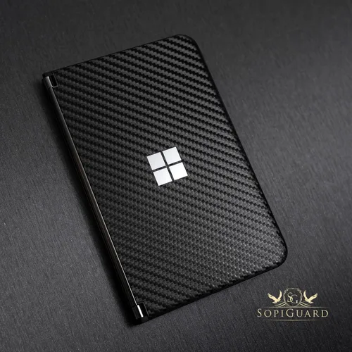 Vista 3 de SopiGuard Skin para Microsoft Surface Duo 2 2ª generación de borde a borde de paneles delanteros y traseros de vinilo (piedra de ladrillo)