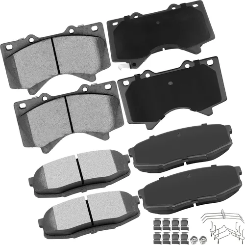 Vista 12 de cciyu Juego de pastillas de freno delanteras de cerámica profesional D681 para BMW 530i, 97-03 para BMW 540i, 95 97-01 para BMW 740i, 95-01 para BMW