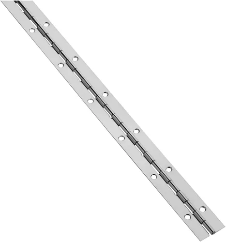 Vista 10 de National Hardware N265-389 V570 Bisagra continua en níquel, 1-1/2 "x 12
