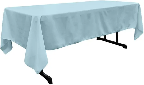 Vista 24 de New Creations Fabric & Foam Inc - Mantel rectangular de popelina de poliéster de 60 pulgadas de ancho por 120 pulgadas de largo. (Avocado)
