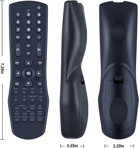 Vista 5 de VR1 Nuevo control remoto universal para TV LCD Vizio y TV de plasma JV50P VX52L VX42L VX37L VW42L VW37L VW26L VW22L VU42L VS42L VA26L VA22L VA220E