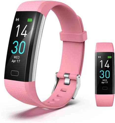 Vista 7 de Rastreador de actividad física con monitor de ritmo cardíaco, contador de pasos/calorías, reloj inteligente monitor de sueño, IP68, rastreador