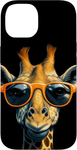 Vista 4 de Funny Giraffe with Sunglasses Case for iPhone 17