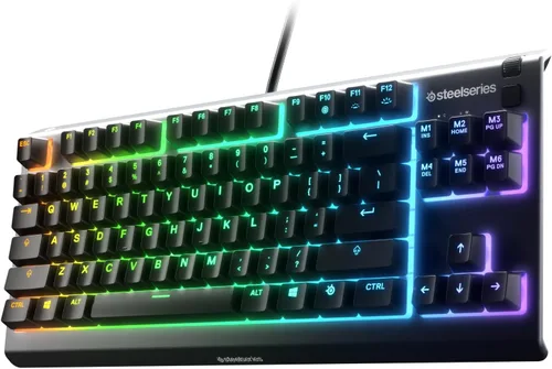Vista 10 de SteelSeries Apex 3 TKL Aqua RGB Gaming Keyboard — Tenkeyless Compact Form Factor — 8-Zone RGB Illumination — Water and Dust Resistant