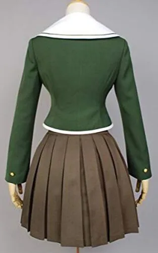 Vista 2 de Poetic Walk Disfraz de anime cosplay de Chihiro Fujisaki, uniforme escolar, disfraz de Halloween