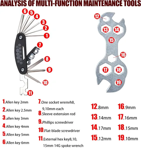 Vista 6 de Stylemafia Juego completo de frenos de bicicleta en V, freno MTB delantero y trasero, pinzas interiores y exteriores, kit de palanca de cables