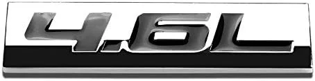 Vista 58 de 1.5L Negro/Cromo Aleación de Aluminio Auto Maletero Puerta Guardabarros Parachoques Insignia Calcomanía Emblema Cinta Adhesiva Pegatina