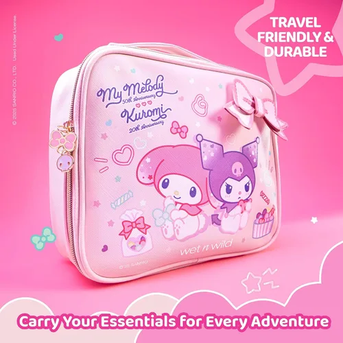 Vista 6 de wet n wild My Melody y Kuromi Bolsa de Maquillaje