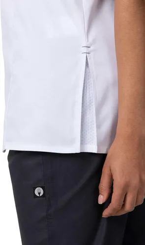 Vista 4 de Chef Works Abrigo Arcadia Chef para mujer