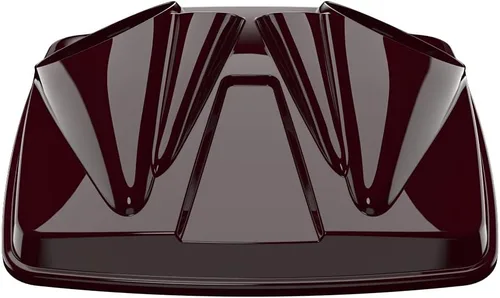 Vista 13 de Tapas de altavoz dobles de 8 pulgadas a juego para Advanblack/OEM Harley Rushmore estilo Razor, Chopped & King Tour Pak Whisky ámbar