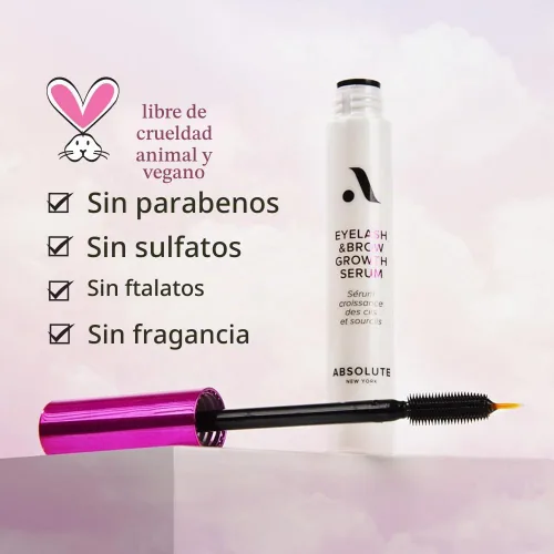 Vista 8 de Absolute New York Suero para el crecimiento de pestañas y cejas