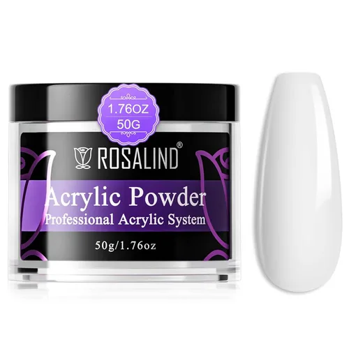 Vista 15 de Rosalind Polvo de uñas acrílico negro 50 g/1.76 oz – Polímero de cristal negro polvo de uñas para extensión acrílica, no necesita lámpara