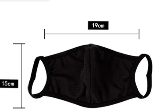 Vista 6 de VECDUO Bufanda lavable reutilizable con cinta para las orejas, antipolvo, sin costuras, para montar al aire libre