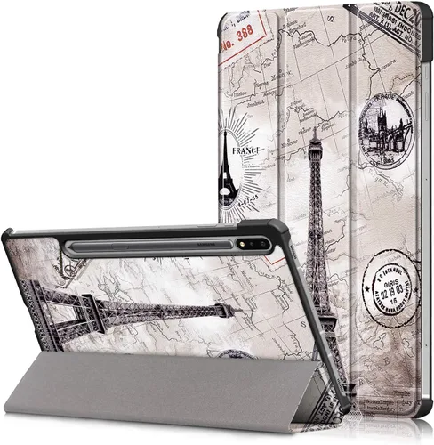 Vista 9 de Gylint Funda inteligente con apagado y encendido automático para Samsung Galaxy Tab S8 Plus 2022/S7 FE 2021/S7 Plus 2020 de 12,4 pulgadas