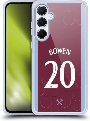 Vista 109 de Head Case Designs Officially Licensed West Ham United FC James Ward-Prowse 2023/24 Players Home Kit Gel Case [Military Grade Protection] Compatible