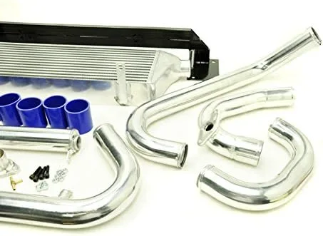 Vista 3 de Rev9 ICK-044 ICK-044 Kit de conversión de intercooler de montaje frontal, FMIC, compatible con Subaru Impreza WRX/WRX STI