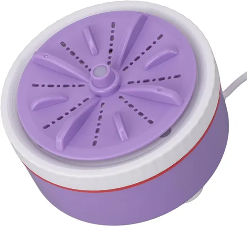 Vista 6 de Lavadora portátil Mini Turbo Lavadora alimentada por USB, totalmente automática, para el hogar, viajes, RV, dormitorios, ropa interior, calcetines