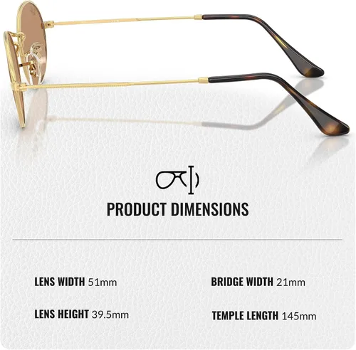 Vista 5 de Ray-Ban RB3547 OVAL METAL SUMMER CAPSULE - Gafas de sol de forma ovalada con kit oficial de gafas