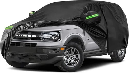 Vista 19 de Fundas impermeables para automóvil de repuesto para Ford Bronco 2021-2024 de 4 puertas, 6 capas para todo tipo de clima, cubierta de automóvil