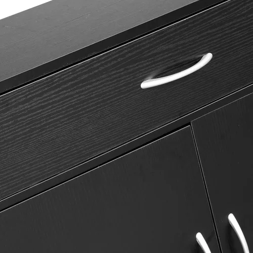 Vista 6 de Henf Gabinete de almacenamiento de spa para salón de belleza, estación de peluquería de madera, equipo de spa, gabinete de peluquería de baño