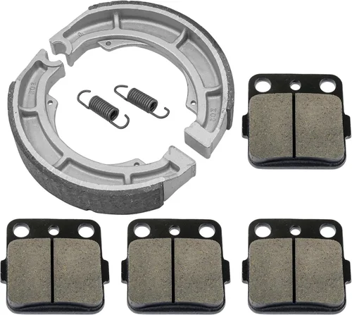 Vista 7 de Caltric Pastillas de freno delanteras y traseras compatibles con Yamaha Grizzly 600 Yfm600 Yfm-600 1998 1999 2000 2001