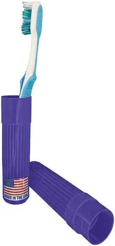 Vista 12 de American Comb Soporte para Cepillos de Dientes - Negro, Fabricado en EE.UU., con Orificios de Ventilación, para Fundas de Cepillos de Dientes