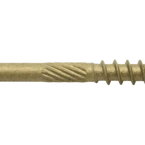 Vista 6 de Jake Sales Tornillo de madera multiusos con revestimiento de bronce de 1-5/8 pulgadas, cabeza torx/Star Drive Trim Head