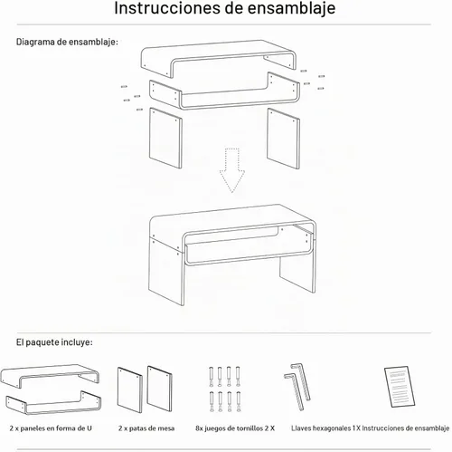 Vista 7 de Mesa auxiliar acrílica, mesa auxiliar moderna rectangular negra, mesa de té con almacenamiento abierto, adecuada para sala de estar, recepción