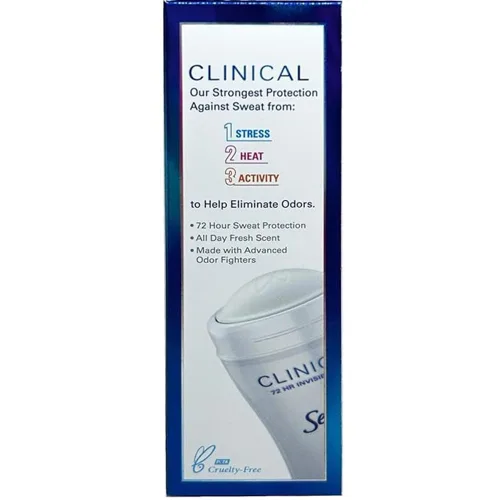 Vista 4 de Desodorante Secret Clinical Completely Clean, 1.6oz 3 paquetes