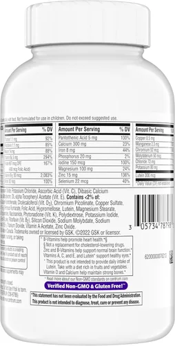 Vista 13 de Centrum Minis Silver Multivitamínico para mujer 50 Plus, suplemento multimineral con vitamina D3, vitaminas B, ingredientes sin OMG, apoya