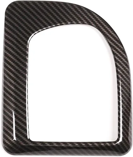 Vista 2 de Cubierta de panel de palanca de cambios para consola central de automóvil ABS para BMW Serie 5 E60 2004-2007 Accesorios de automóvil