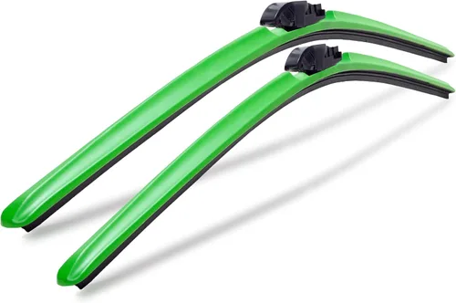 Vista 14 de ClixWipers - Limpiaparabrisas de repuesto de fibra de carbono negra de 14 + 14 pulgadas (juego de 2) para todo tipo de clima, limpiaparabrisas