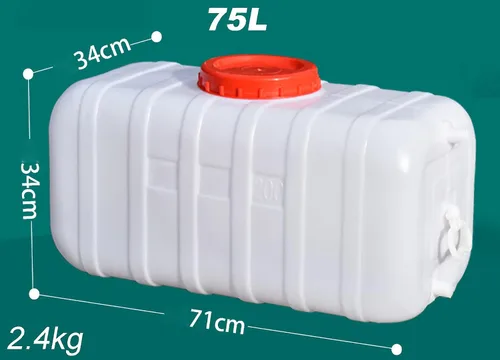 Vista 2 de NAKAN Contenedores de agua grandes, tanques de transporte con grifos, cubos de almacenamiento de riego portátiles, tanques de recolección de agua