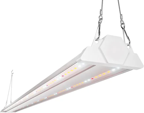 Vista 9 de FREELICHT Paquete de 1 luz LED de crecimiento de 4 pies, 60 W (equivalente a 350 W), rojo azul (660 nm+460 nm) luces de crecimiento de espectro