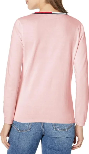 Vista 2 de Tommy Hilfiger, Cuello en V, suéter para mujer