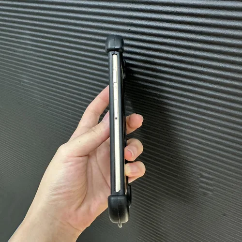 Vista 4 de Zittop Universal Smart Phone Bumper Case Elastic Soft Silicone Cover para teléfonos de 5.2" Tamaño 4" a 6.5" Funda (negro)