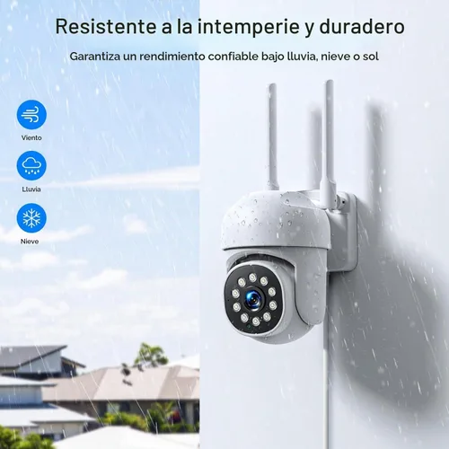 Vista 8 de Camcamp - Cámara de seguridad inalámbrica para exteriores, seguimiento