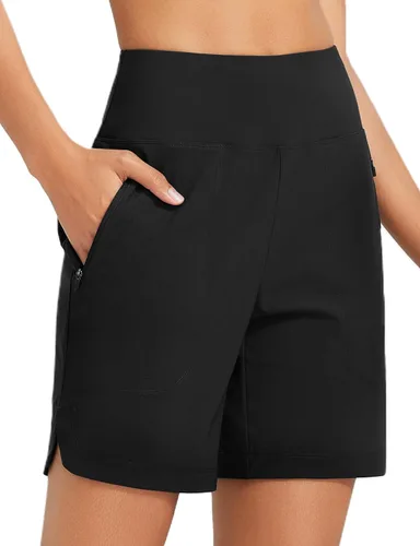 Vista 57 de baleaf Traje de baño de cintura alta de 3, 5, 7, 9 pulgadas, para mujer, de secado rápido, con bolsillos
