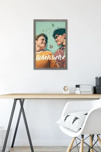 Vista 6 de Trends International Netflix Heartstopper: Temporada 1 - Póster de pared de una hoja Versión enmarcada Barnwood