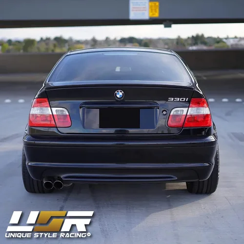 Vista 9 de DEPO 02-05 E46 4D - Juego de lámparas traseras transparentes estilo europeo (izquierda + derecha, interior + exterior) compatible con BMW E46