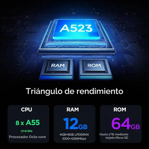 Vista 2 de Callsky-Tab Tablet Android, tableta Android 15 de 10.1 pulgadas con procesador Octa-core RAM 12 GB ROM 64 GB (hasta 2 TB), resolución de 800 x 1280