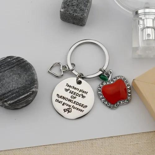 Vista 4 de IFFMU Regalos de agradecimiento para profesores para mujeres, hombres, regalos de graduación para profesores, regalos de jubilación, llavero