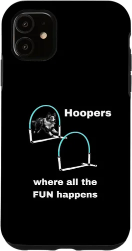Vista 5 de iPhone 15 Dog Agility Dog Hoopers American Shepherd Case