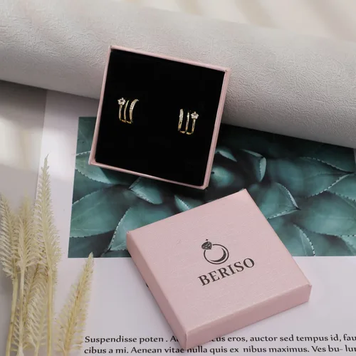 Vista 8 de Aretes de aro chapados en oro de 14 quilates, chapados en oro de 14 quilates, aretes colgantes de oro grueso, ligeros, hipoalergénicos, joyería