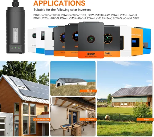 Vista 3 de POW-SunSmart SP5K/10K/10KP/6.5KP y POW-LVM3K/3.2K/5K Inversor solar onda sinusoidal pura W-i Fi mudule