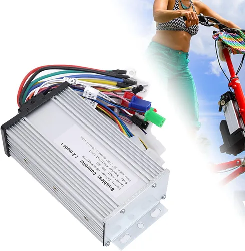 Vista 9 de Controlador de motor sin escobillas, carcasa de aluminio duradera de alta potencia 1000W-1500W, controlador de 48V-72V, rango de voltaje