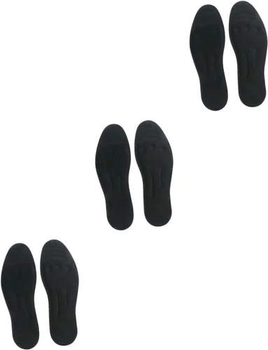 Vista 11 de 2 pares de plantillas para pies planos, plantilla de zapatos transpirable, plantillas de gel líquido, plantillas a prueba de golpes, 3 piezas
