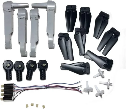 Vista 6 de Fit for K3 E99&K3 Pro Rc Drone FPV Quadrotor Spare Parts for E99&K3 Pro Engines Motor Base Propellers Blades Frame Gears Arm Kit(100pcs Gear)